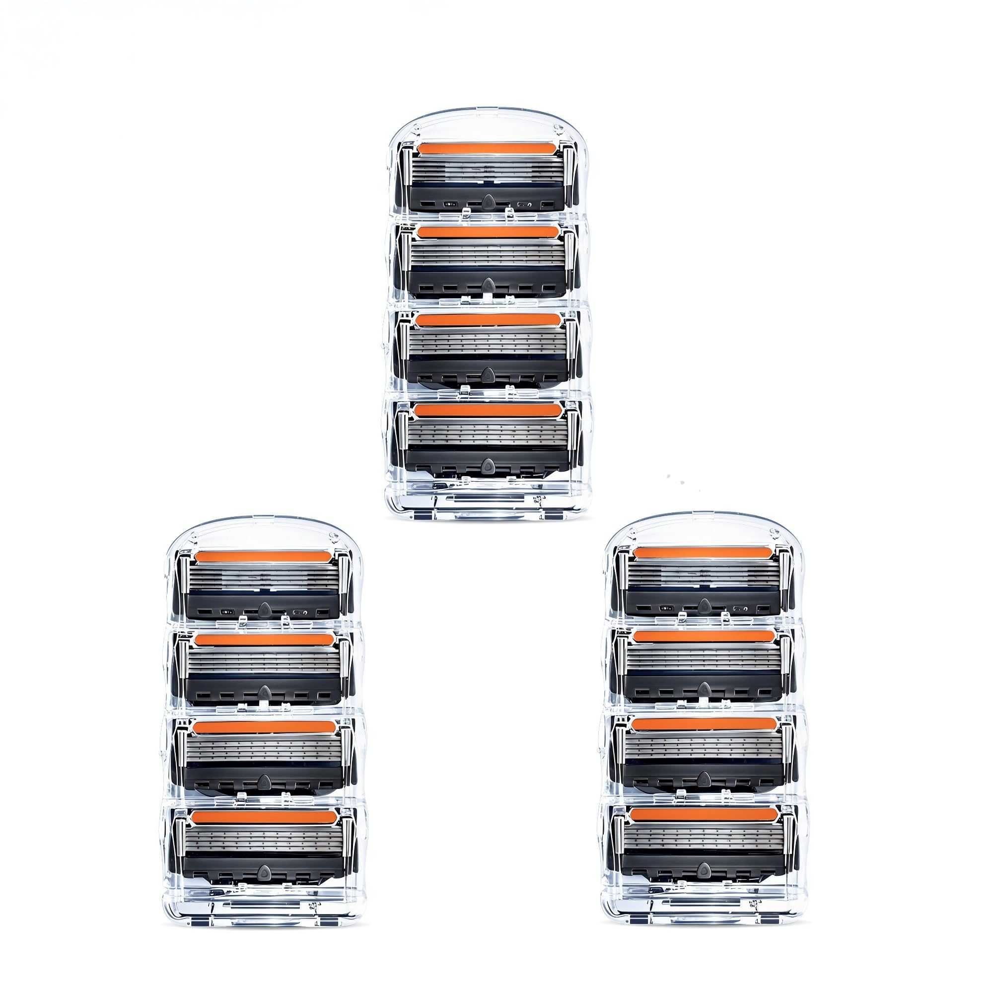 5 Layer Razor Blade Refills for Men, 12-Piece Set
