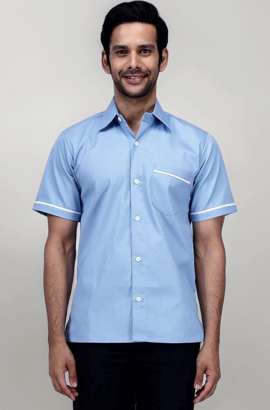 Uniform Shirts for Men Useful for Housekeeping, Reception, Staff, Hospital, Hotel etc.