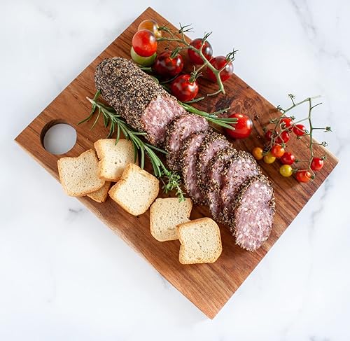 Miniatura 4 de igourmet California Classics Gourmet Gift Basket Caja Incluye quesos gourmet pan plano pepperoni chocolate caramelo de caramelo salami y galletas