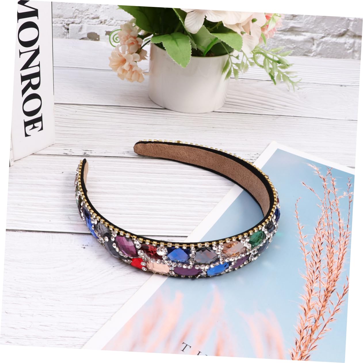 FRCOLOR 3stücke Kreative Haarschmuck Haarreifen Mit Bunten Kristallen Stilvolle Haaraccessoires Für Und Mädchen Für Verschiedene Anlässe