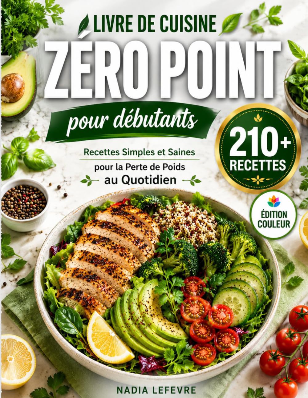 Livre de cuisine Zéro Point pour débutants: Recettes Simples et Saines pour la Perte de Poids au Quotidien