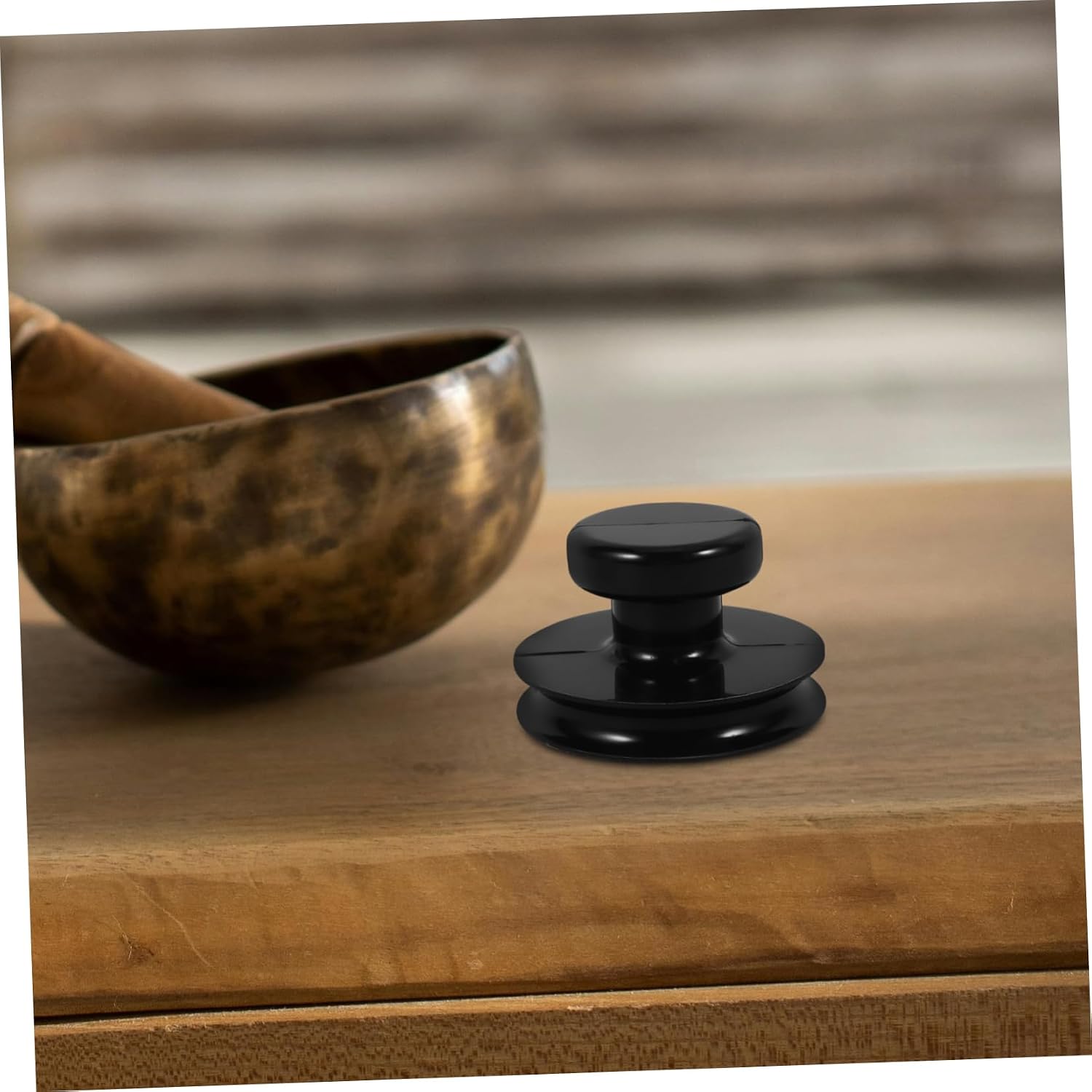2pcs Suction Tool for Sound Bowls Rubber Lifting Handle for Buddha Singing Bowls Comfortable to Hold Lightweight Design for Sound Therapy and Meditation Use