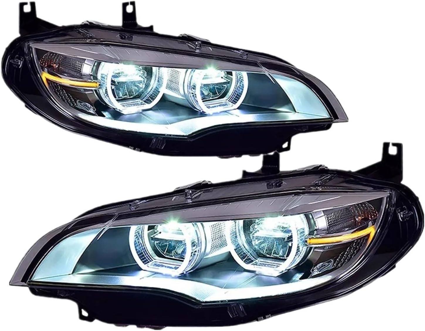 Headlights Car Styling Head Lamp Compatible For BMW E71 X6 2007-2013 LED Headlight Front DRL Turn Signal Automotive Accessories