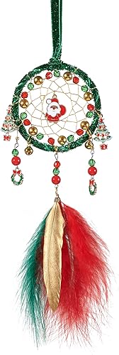 Miniatura 7 de Decoración para árbol de Navidad, atrapasueños, atrapasueños de plumas, atrapasueños pequeño, atrapasueños para el interior del automóvil, espejo