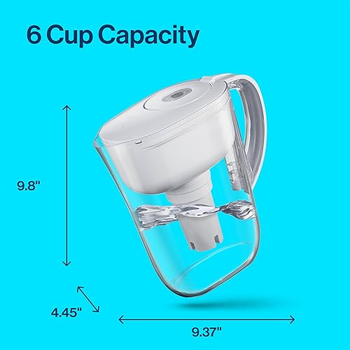 Miniatura 18 de Brita Metro - Jarra de filtro de agua con indicador de cambio SmartLight, sin BPA, reemplaza 1,800 botellas de agua de plástico al año, dura dos