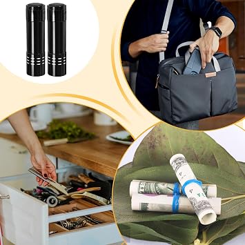 Safe 2 Pieces Portable Flashlight Shape