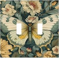 Vista 39 de Cubiertas Decorativas de Arte para Interruptores de Luz, Hojas de Otoño, Placa de Pared de Palanca Individual, Cubierta Decorativa de Interruptor