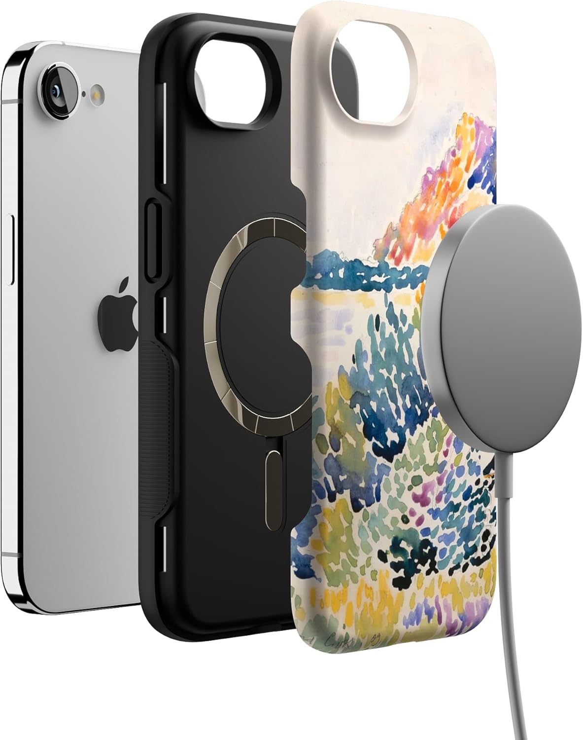 Casely iPhone 16e Case | Calm Waters | The Met Museum | Bold Protective Design | Compatible with MagSafe