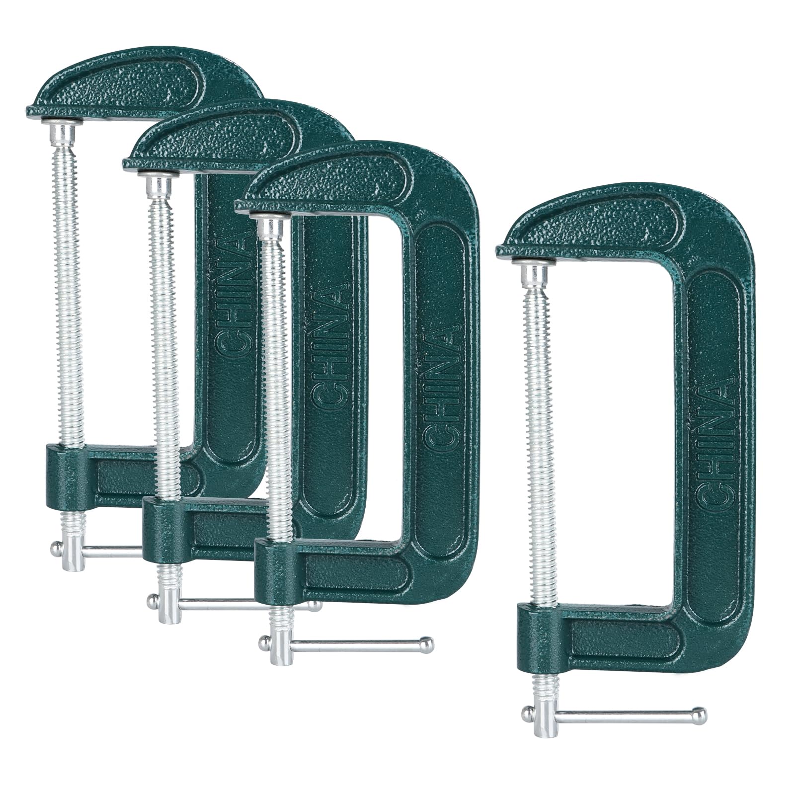 Snapklik.com : Abuff 4 Piece 6 Inch Heavy Duty C Clamps - Industrial ...