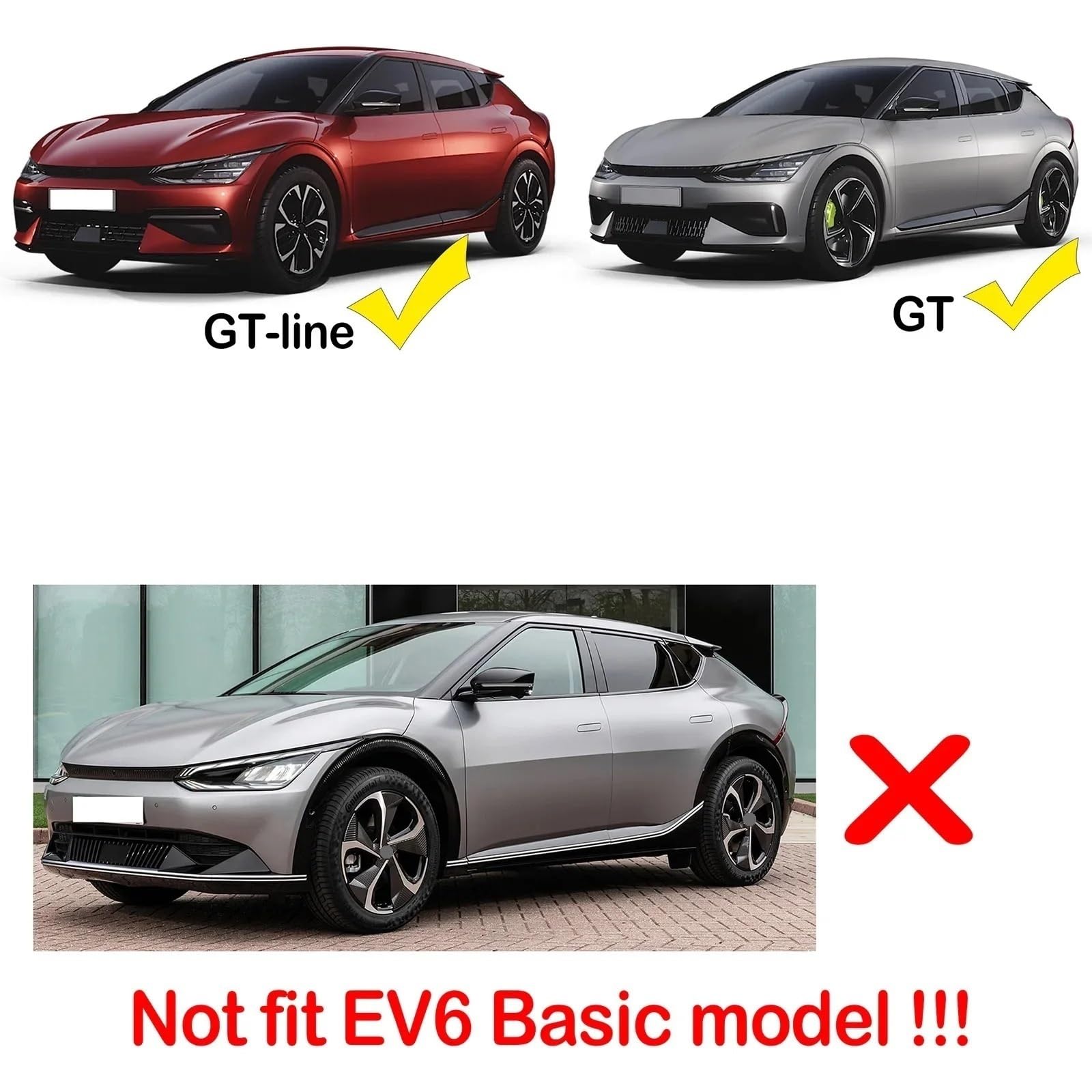 BestEvMod Voor EV6 spatlappen GT spatschermen accessoires
