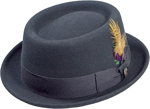 Bigalli Sombrero de cerdo 100 lana fina de fieltro triturable para invierno Hecho en Ecuador Hombres y mujeres