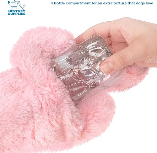 Miniatura 3 de Best Pet Supplies 2 en 1 Fun Skin Caja Misteriosa sin relleno para perro, juguete chirriante, paquete de 4, mediano (varios estilos, colores)