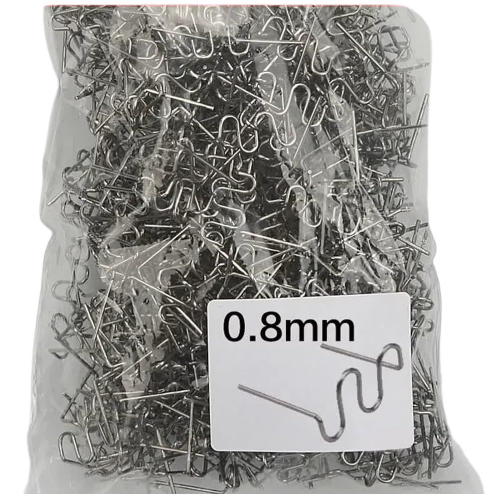 Aundhegrtt Hot Stapler Soldering Tools for Automotive Repair Kit 500PCS for Car Bumper Plastic Welder 0.8mm