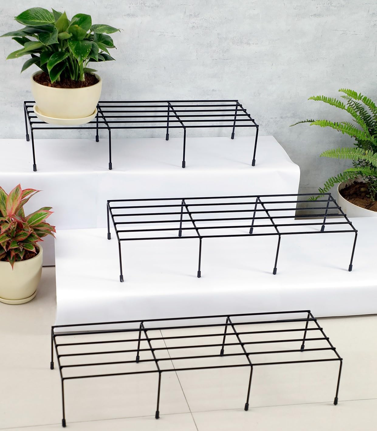 See full amazon price history chart for SS OVERSEAS Metal Plant Stand (Set of 4 Black) | Pot Stand | Stand for balcony - 24 inches | Indoor & Outdoor Use (pack of 2 black) SS OVERSEAS Metal Plant Stand (Set of 4 Black) | Pot Stand | Stand for balcony - 24 inches | Indoor & Outdoor Use (pack of 2 black) (B0CX5JCWVQ) Amazon Price History, Amazon Price Tracker