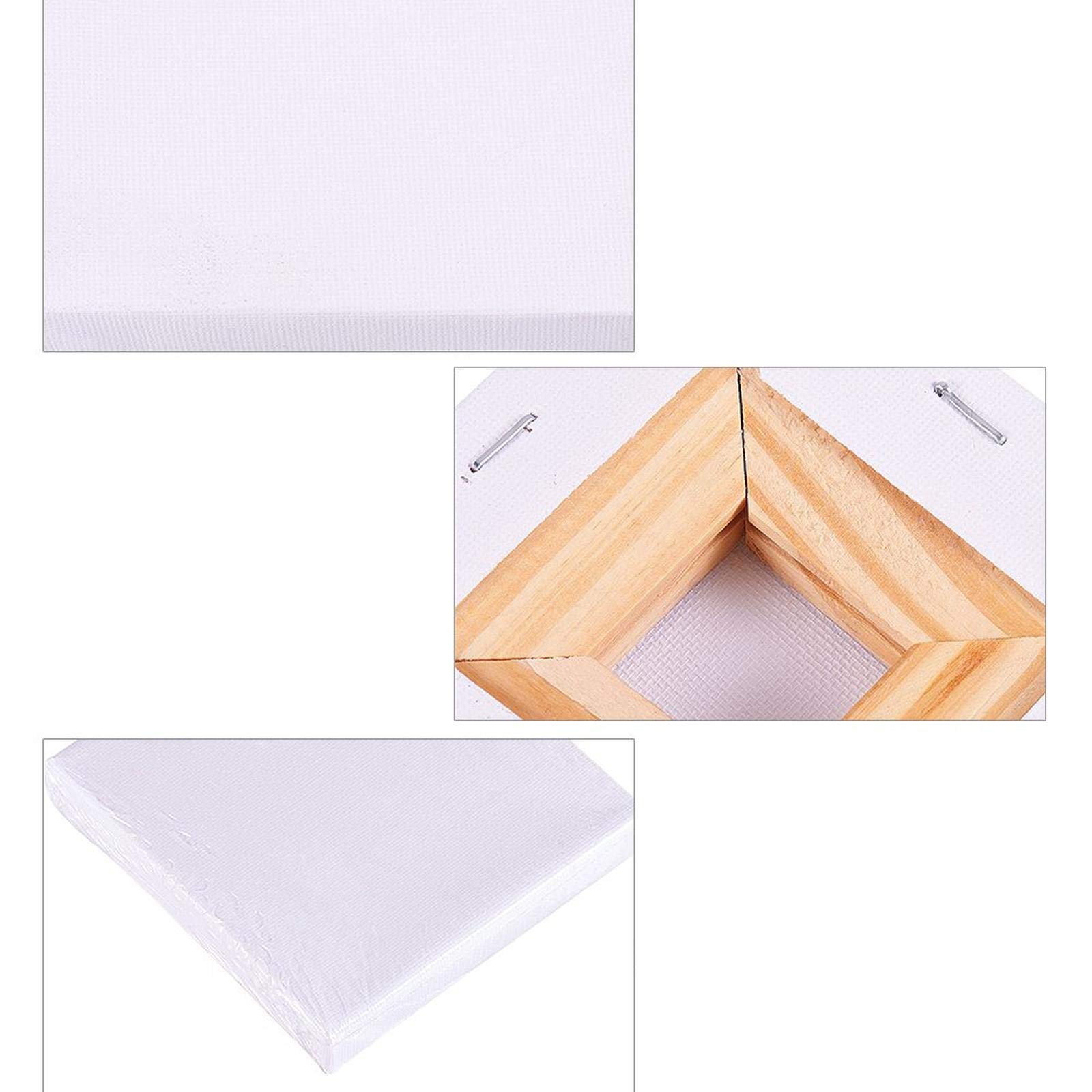 Painting Canvas Mini Canvas Panel Painting Craft Tiny Wooden Sketchpad Drawing Artists 6 Pcs