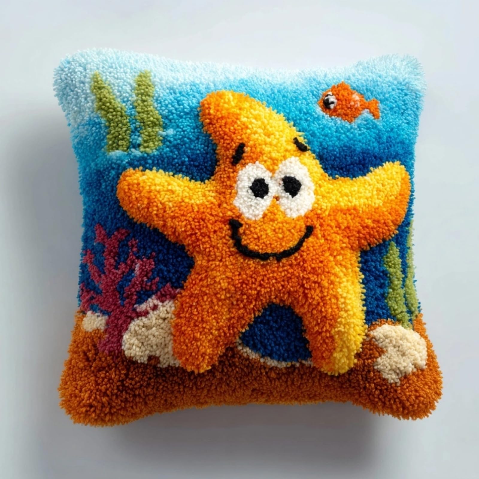 AxiangziK Latch Hook Pillow Kit for Adults,Starfish