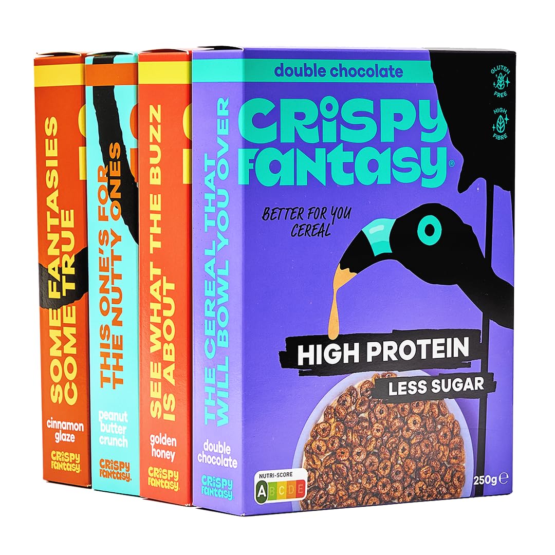 Buy Cri Fantasy Protein Cereal, Variety Pack, Gluten Free, Vegan, Low