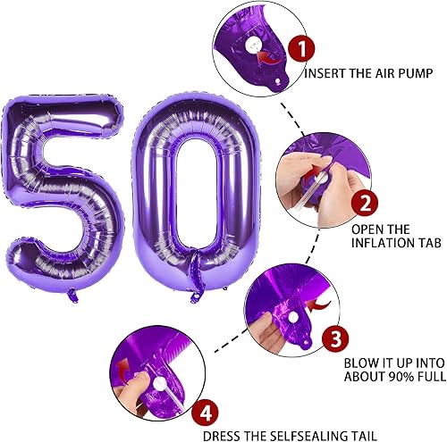 Miniatura 10 de Globo dorado con el número 4 de 40 pulgadas, globos grandes de Mylar para niños de 4 años de edad, decoración de fiesta de cumpleaños, boda,