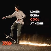 Vista 5 de Placa de Chispas Tail Devil Skateboard - Chispas para Tu Patineta, Accesorio Definitivo del Patinador, Una Placa de Cola Adjunta para Efecto