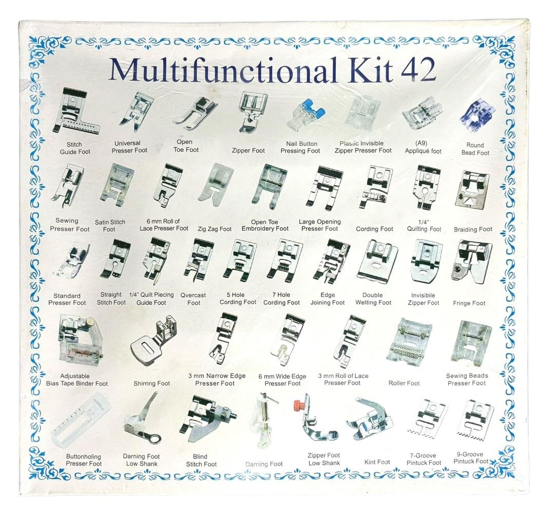 ZENITH 42 Pieces Presser Foot Kit & 25 Transparent Bobbins — Amazon image 2