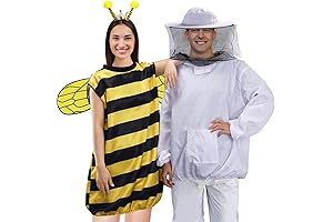 Couple's Halloween Bee and Beekeeper Costume