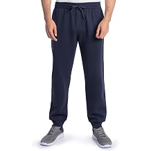 Fruit of The Loom Eversoft Fleece Joggers with Pockets, Relaxed Fit, Moisture Wicking, Breathable, Tapered Sweatpants