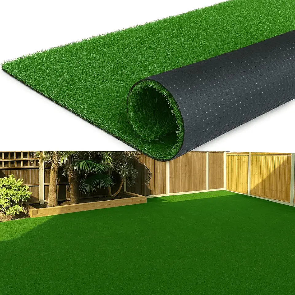 Grama Sintética Artificial 12mm com proteção UV e Anti-Fungo 2,00 x 1,50m (3 Metros Quadrados)
