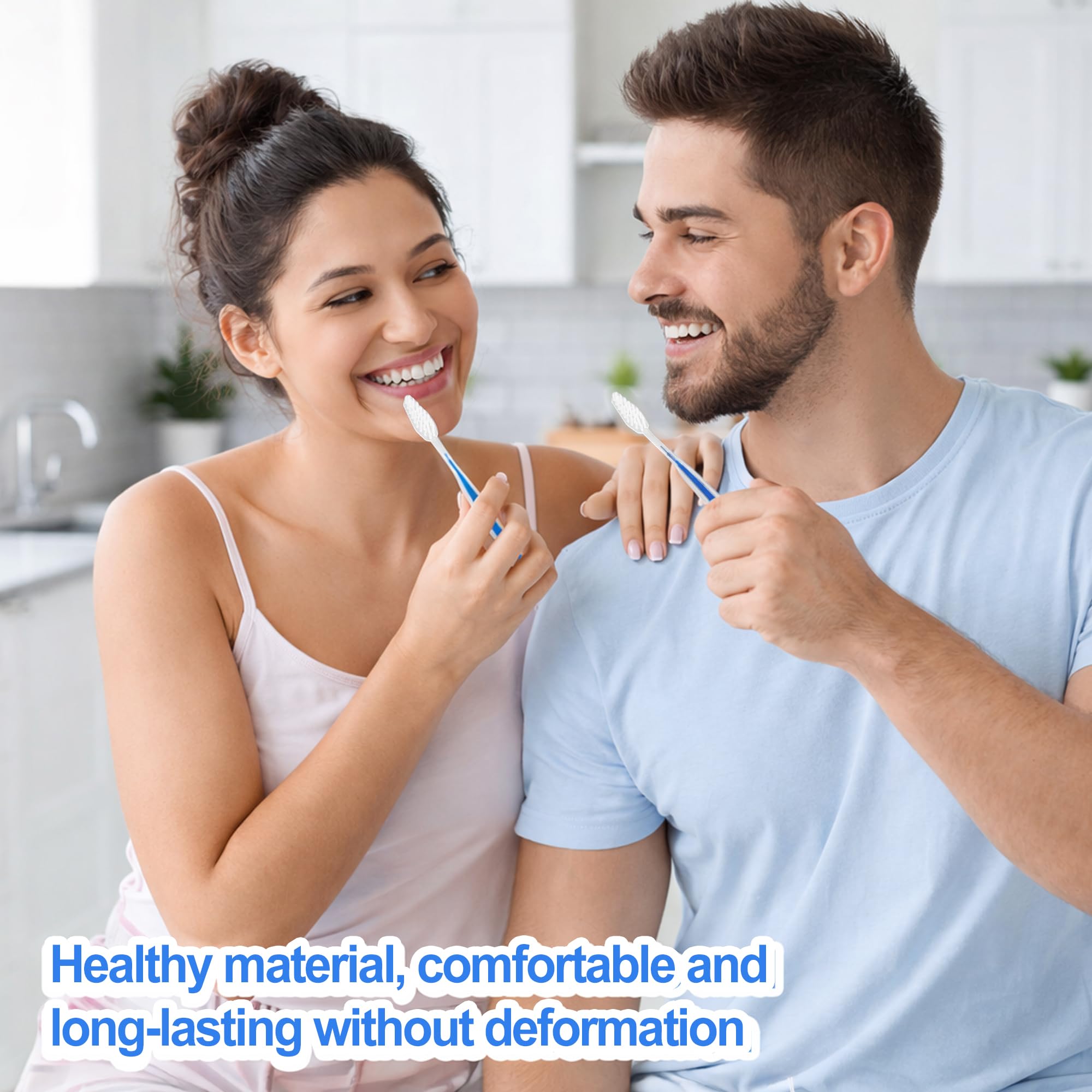 100 unidades de cepillos de dientes desechables, cepillos de dientes de viaje portátiles, envasados individualmente, cepillo de dientes de viaje, cerdas suaves, cepillos de dientes desechables para — view 6