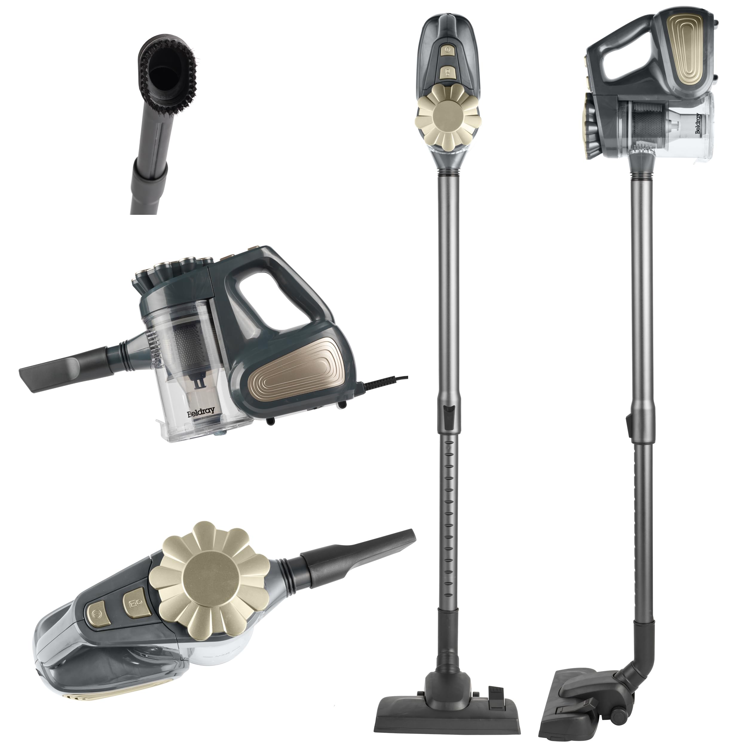 Aspirateur à Vitres Sans Fil Beldray - Léger, Rechargeable, Réservoir 60ml - Nettoyage Fenêtres