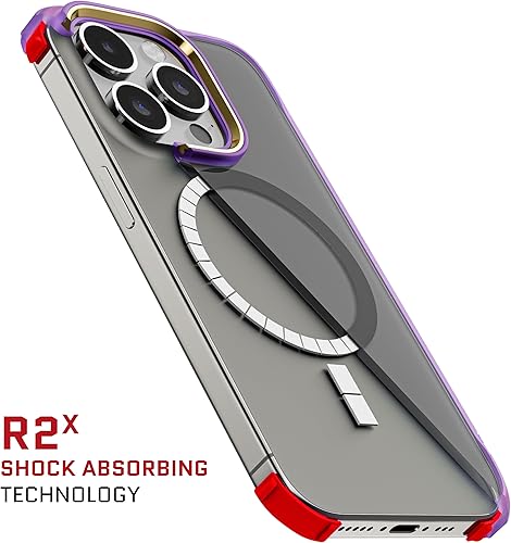 Miniatura 4 de Ghostek Covert - Funda magnética transparente para iPhone 15 Pro, compatible con accesorios MagSafe, protección contra caídas a prueba de golpes,