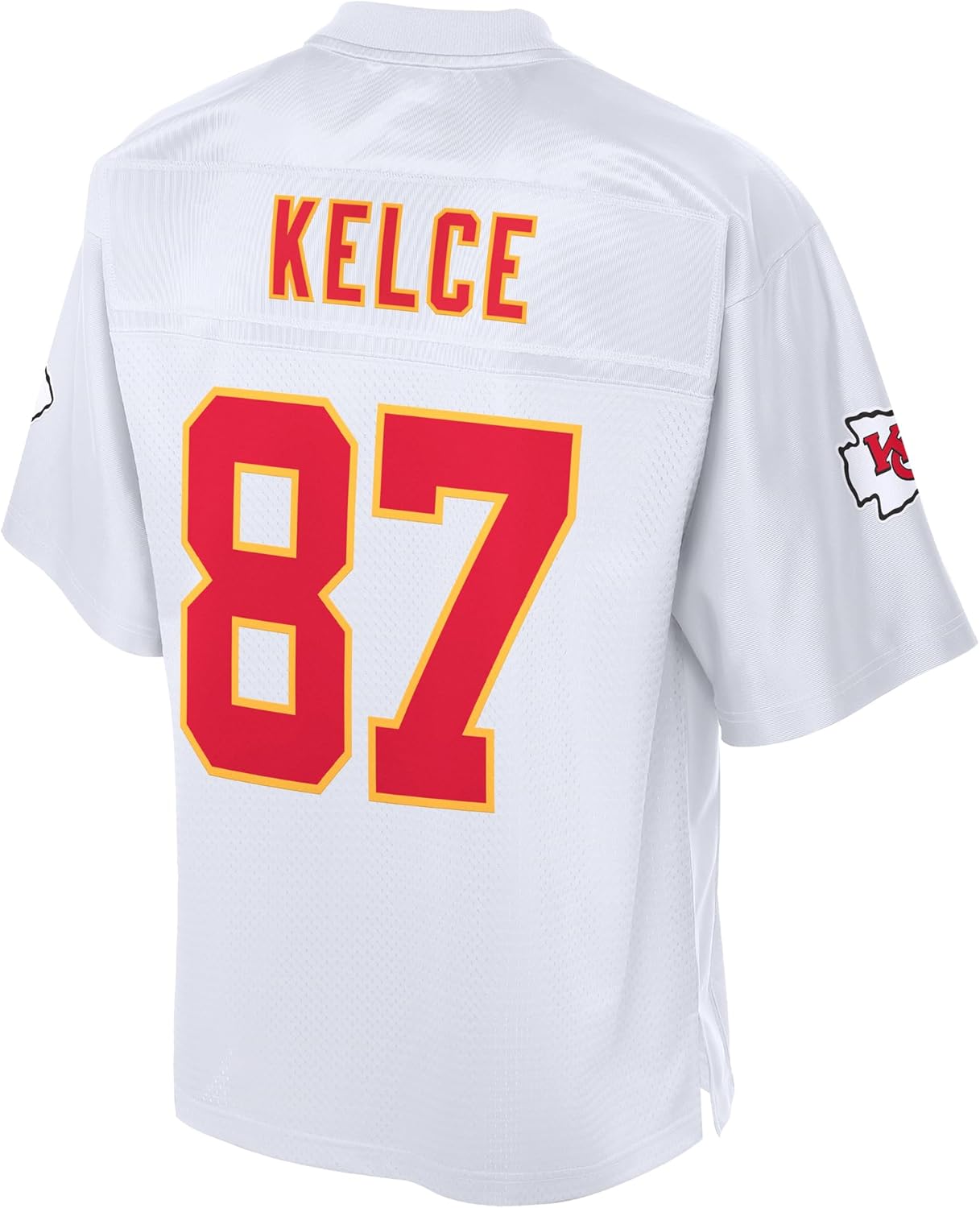Men's Travis Kelce White Kansas City Chiefs Pro Line Jersey