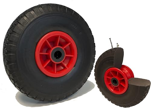 Roue diable increvable 260 x 85 alésage 25 mm (3.00-4) à rouleau 
