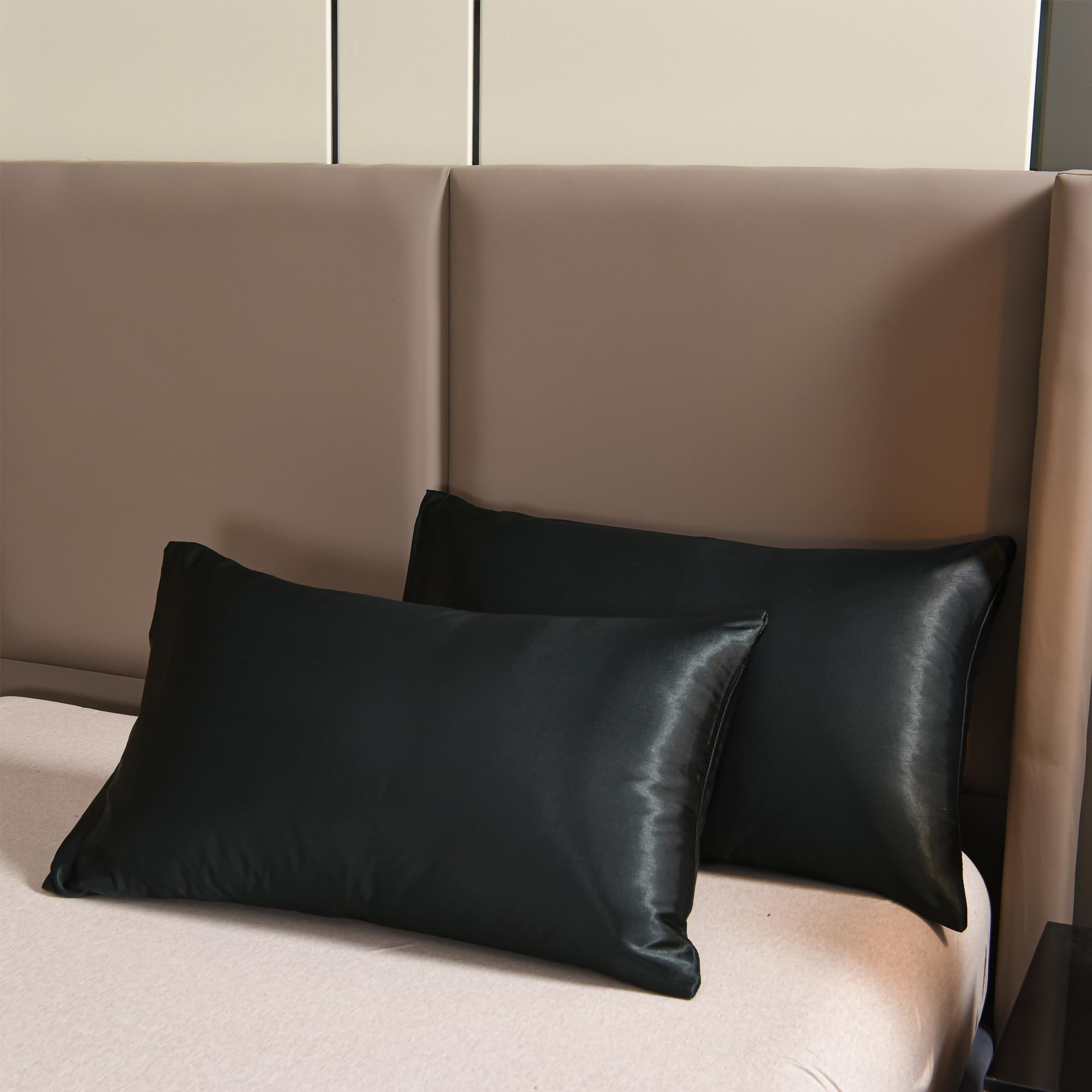 WUMIUER Kissenbezug 40 x 80 (Set mit 2) - Weich Mikrofaser mit Reißverschluss Kissenbezüge für Bett Sofa Kissen 40 x 80 cm - Kissenhülle - Kopfkissenbezug