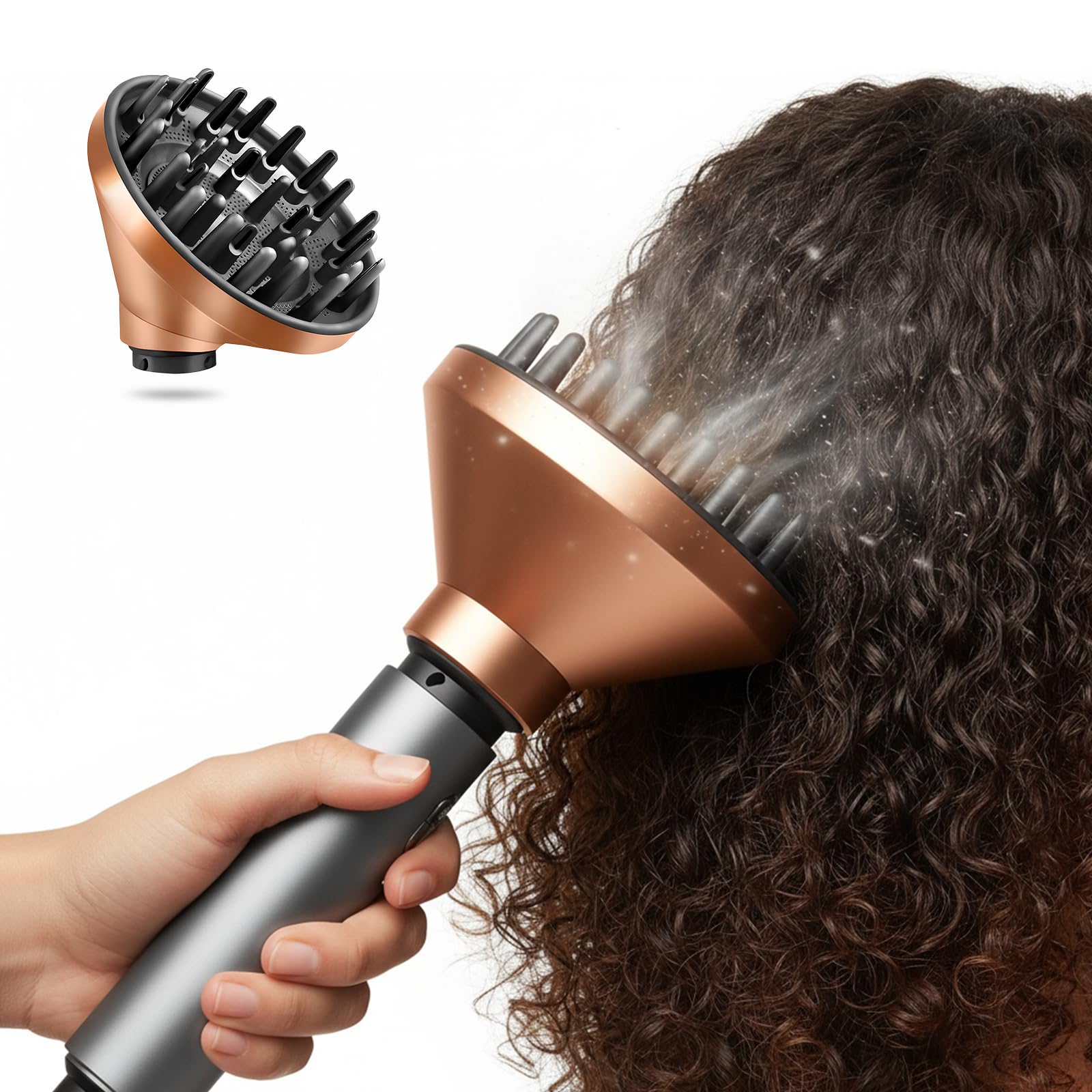 Diffusordüse für Dyson für Airwrap, Haartrockner Diffusor Aufsatz, Haarstyling Zubehör Kompatibel für Dyson für Airwrap Styler HS01 HS05