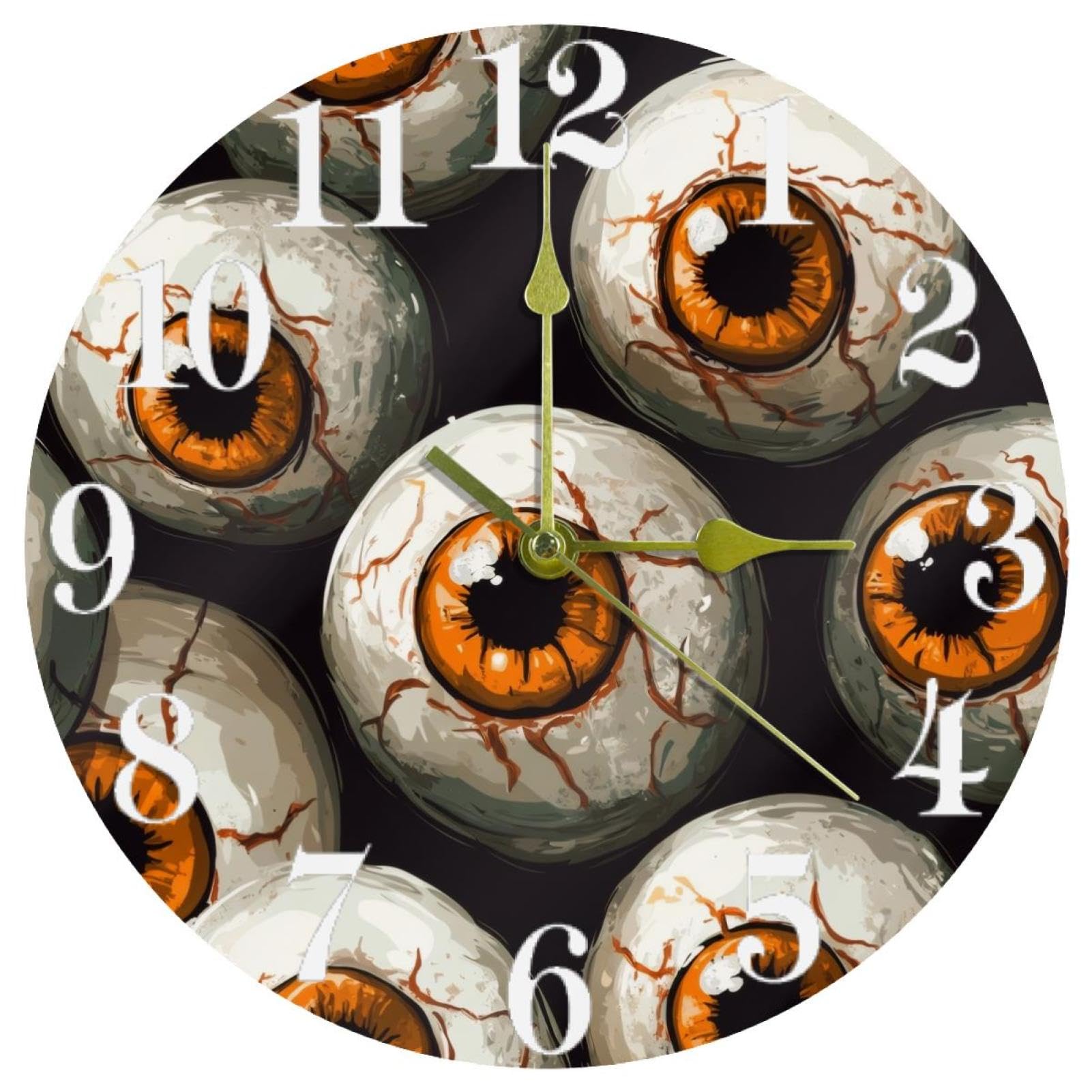 Horloge murale sans tic-tac silencieuse ronde pour éliminer les bruits de mécanisme