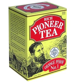 Mlesna Rich Pioneer Tea Black Tea - Highest Quality Orange Pekoe No 1 Tea Pure Ceylon Sri Lanka Loose Leaf Tea 200g 7oz Tea Box