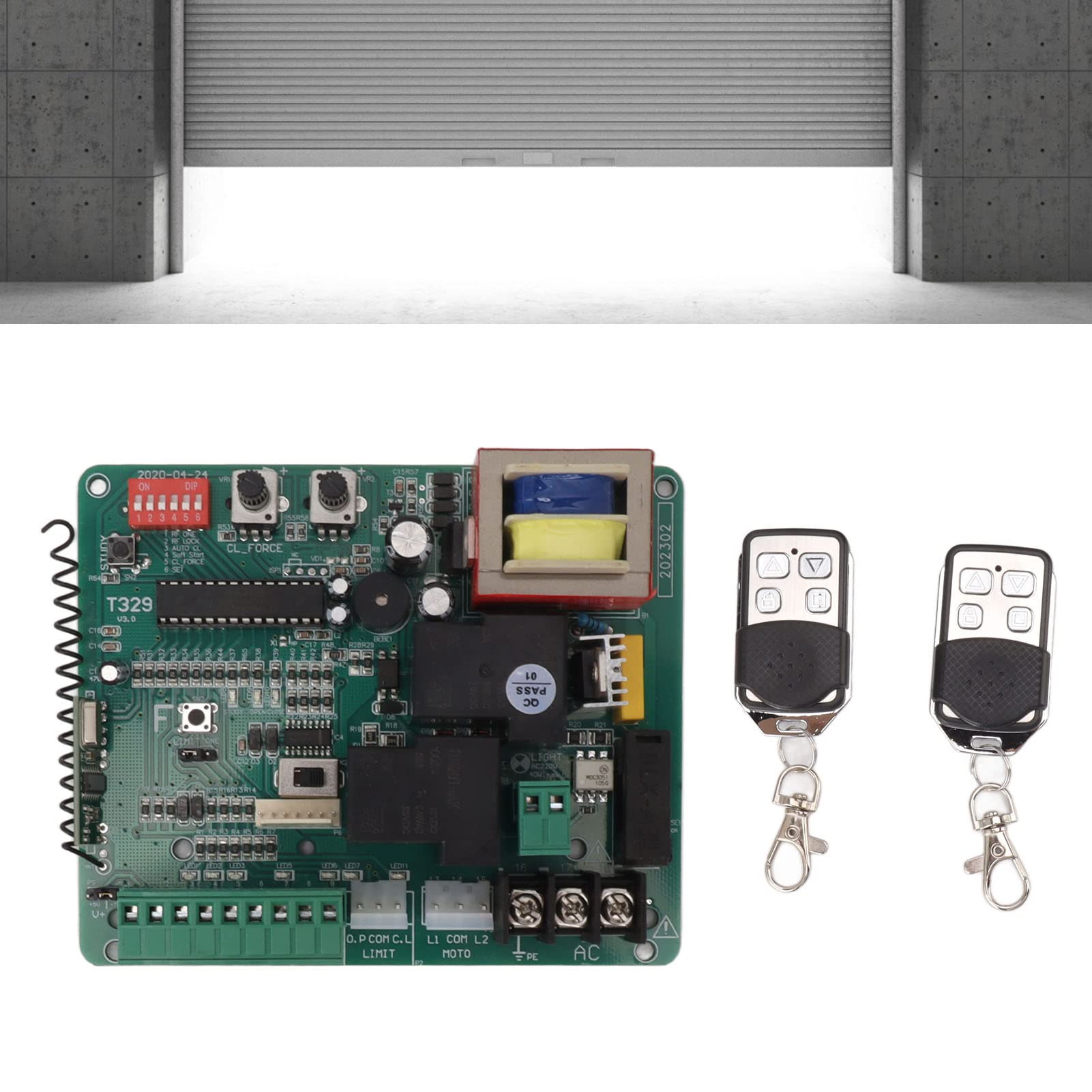 Tablero de Control del Motor de la Puerta, Tablero de Control del Motor de la Puerta Deslizante Sensible 220V para Garaje