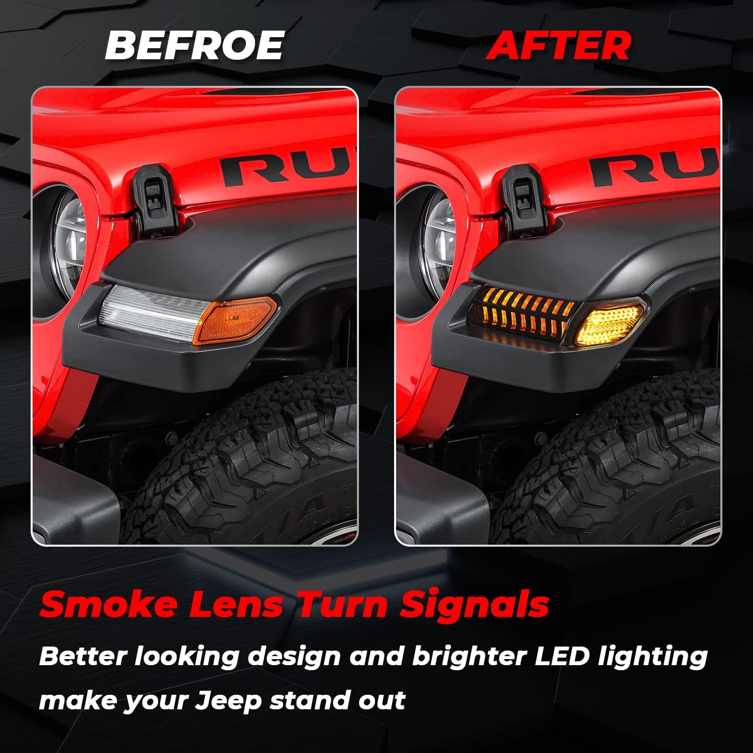 2/4 Uds. Parachoques Delantero De Coche Luz Antiniebla Led