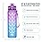 Enerbone 32 oz Drinking Water Bottle with Times to Drink and Straw, Motivational with Carrying Strap, Leakproof BPA & Toxic Free, Ensure You Drink Enough Water for Fitness Gym Outdoor