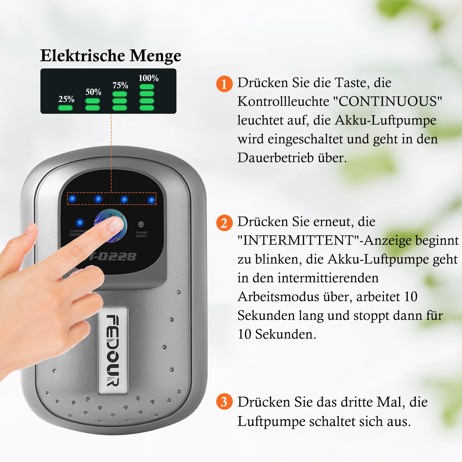 FEDOUR Przenośna pompka powietrza do akwarium USB, inteligentna pompa tlenowa na baterie, do basenów rybnych o pojemności do 350 l, do wędkowania na świeżym powietrzu, transportu wodnego, rynku
