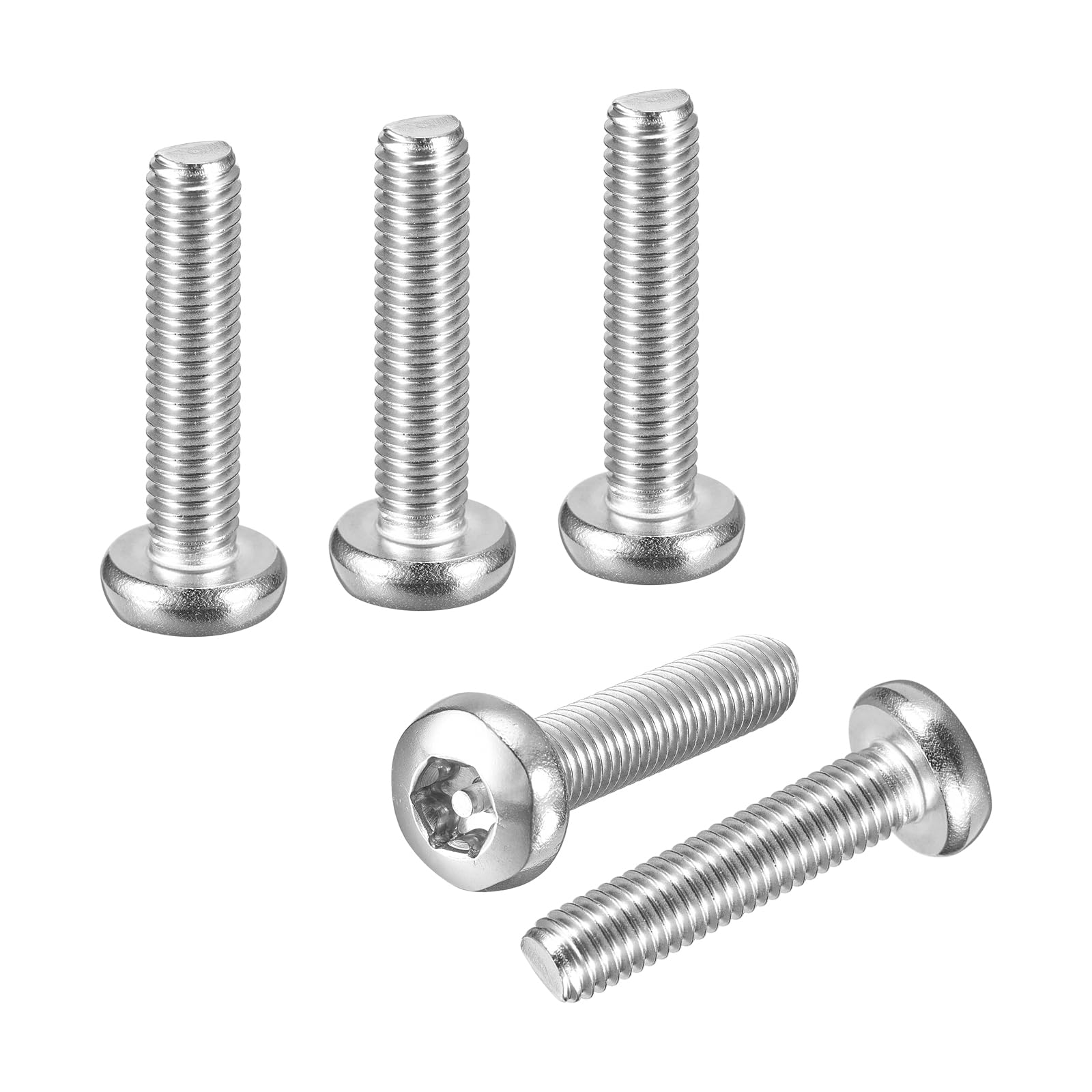 DTGN M8x35mm Pan Head Torx Security Screw, 10Pack, Good for Machinery