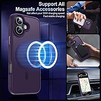Vista 154 de MOCCA - Funda magnética resistente para iPhone XR de 6.1 pulgadas, compatible con MagSafe, funda con protección contra caídas de grado militar