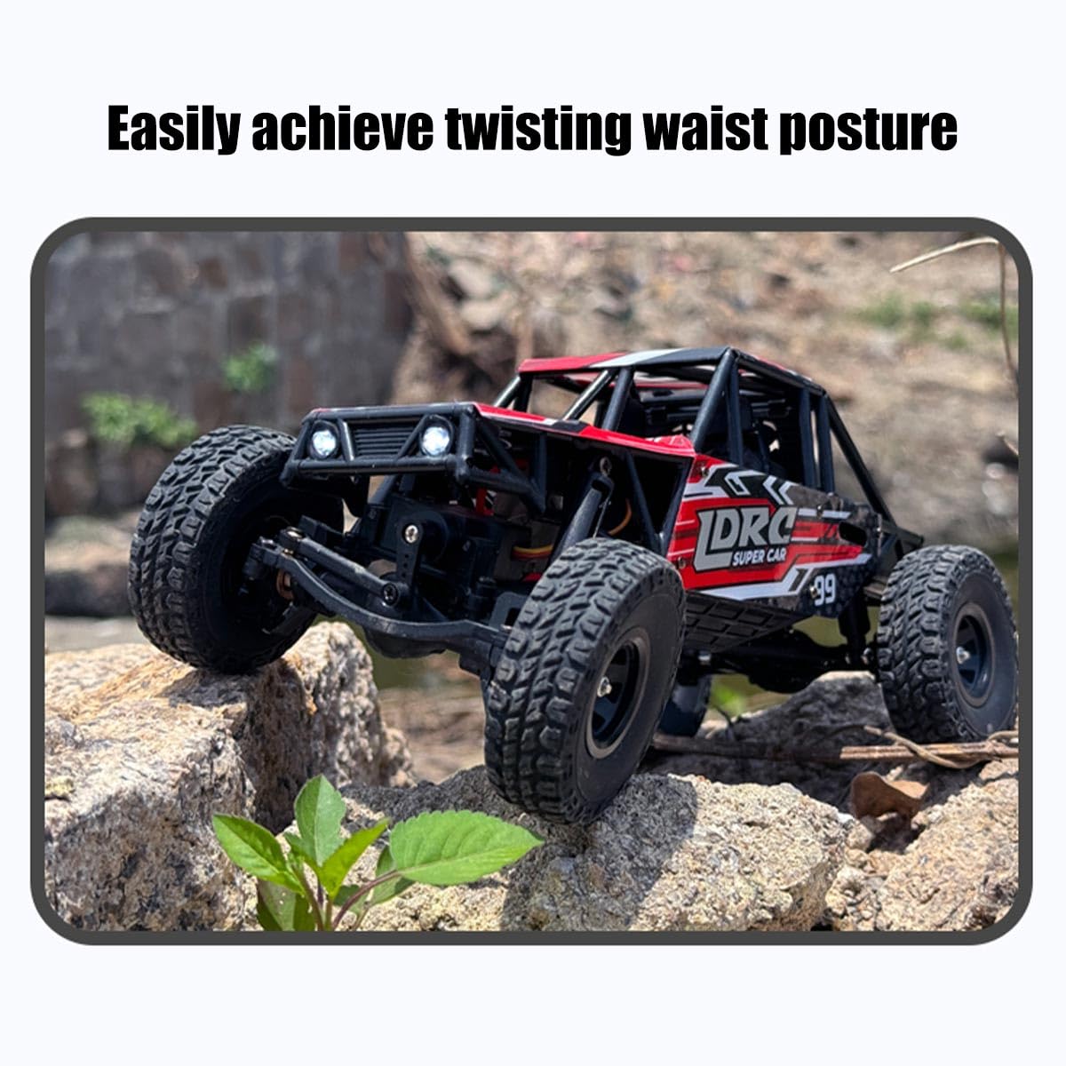 Amazon.com: URFunModel 1/18 Tube Chassis RC Off Road Car, 2.4G 3CH