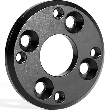 Motor Adapter 25.4mm to 30mm for Hobbywing Axe 4274 R3 Motor, 7075 Aluminum Alloy Motor Mount for RC car Crawlers, 1/6-1/8 Scale RC Motor Conversion Kit, Replacement for #30850501Black