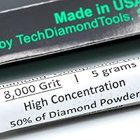 Vista 28 de TechDiamondTools - Pasta de pulido compuesto de diamante, grano de 2,000, 4-8 micrones para mármol, vidrio, metal, joyería, resina, plata, cromo