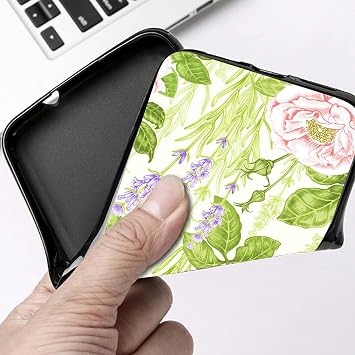 Spring Flowers Slim Case for Samsung Galaxy XCover 7 Silicone Men Women Phone Case, Full Covered Soft Gel Rubber Bumper Case for Samsung Galaxy XCover 7