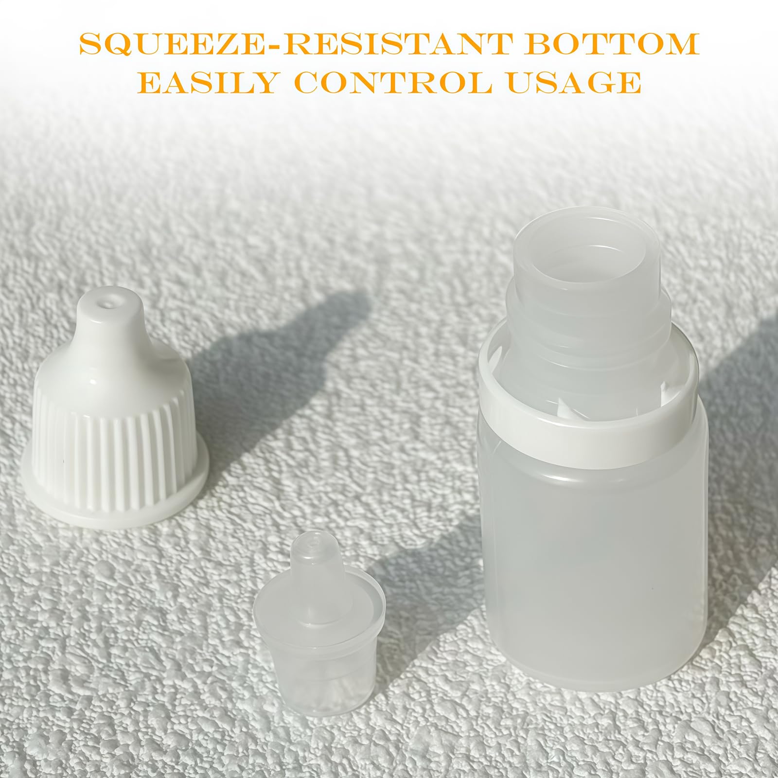 50 Stück 15 Ml Leere Quetschflaschen Aus Kunststoff – Mit Schraubverschluss & Reduzierstück – Ideal Für Augentropfen, Parfüm, Öle & Reisebedarf