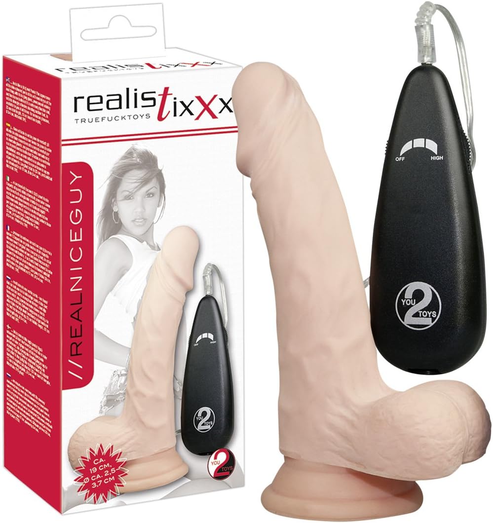 Realistixxx 7-inch RealFlesh Vibrating Dong