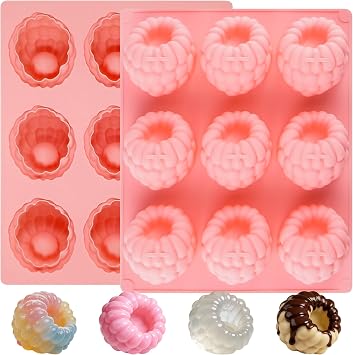 2Pcs Silicone Raspberry Mousse Molds for Mousse Cake, 9-Cavity Raspberry Fruit Molds Silicone for Mousse, Candy, Jelly