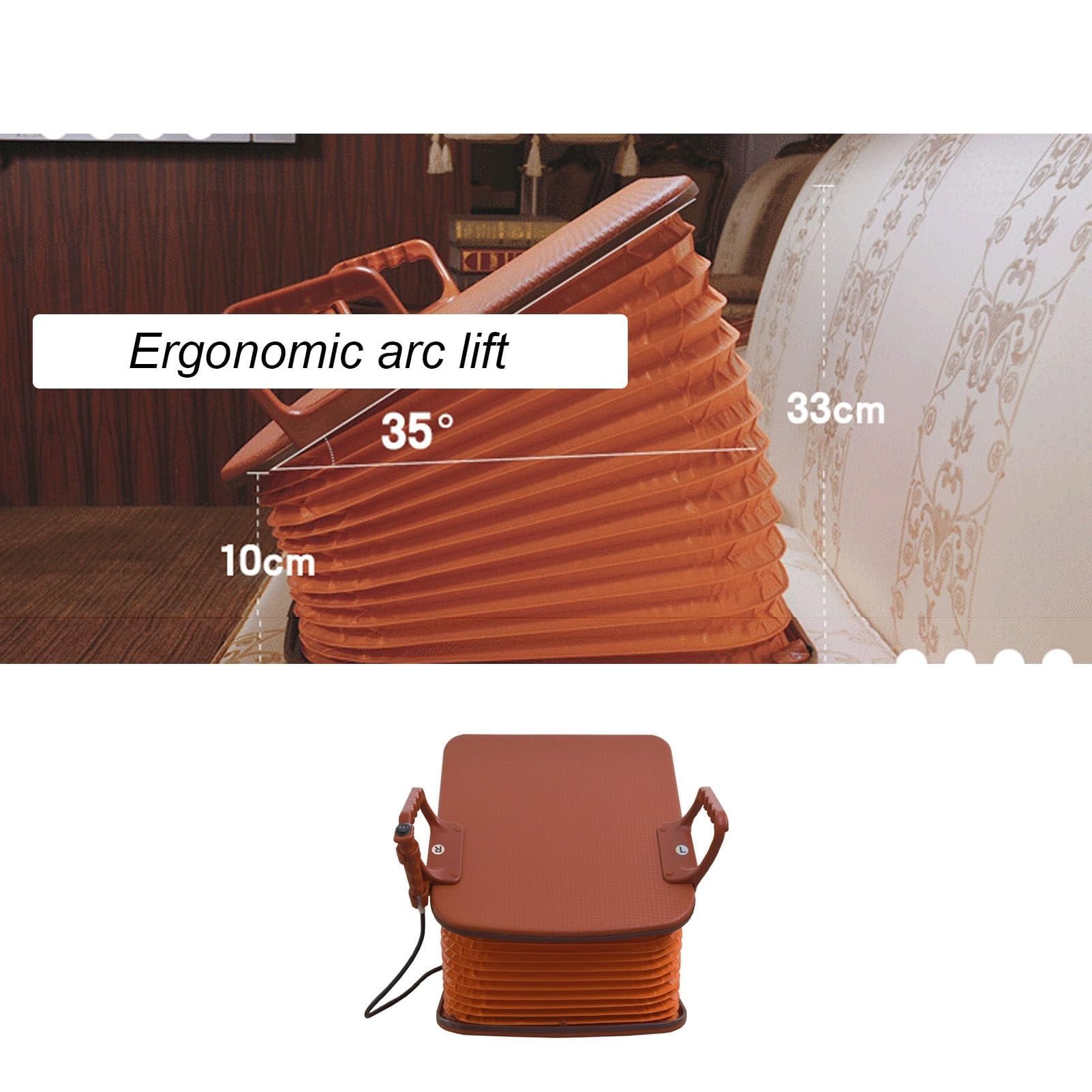 Ayuda para levantarse del sofá. Elevador eléctrico de cojín del Asiento. Silla Auxiliar con Soporte de hasta 330 LB. Ayuda a levantarse y Sentarse Lentamente para Personas Mayores y discapac